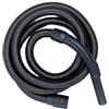 Snugawarm Tubo flessibile da 2,5 m e 3,5 m per Karcher NT20 30 WD1 WD2 WD3 WD4 WD5 WD6, polsini doppi girevoli extra lunghi, accessorio di ricambio per aspirapolvere, nero, PP ABS e plastica PC (2,5 m)