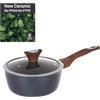 KASANOVA Casseruola un manico 20 cm con coperchio ottanio New Ceramic