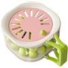 Litysfioti Centrifuga Insalata, Cestello Lavaverdura 2-in-1 Con Coperchio E Manico Pieghevole, Scolapasta E Portafrutta, Design Compatto Con Scolo Rotante, Per Insalata Bacelli E Frutta, Per Cucina Campeggio