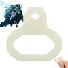 Generic Porta del bocchino subacqueo, clip di fermo del regolatore Silicone di