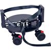 PETSOLA Golf Bag Accessory Trasporto Agevolato Movimento Compatibilità Ampia Ruota Leggera Stabile con Materiale Pp Adatto per Giocatori, Nero