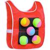 Generisch Dodgeball - Bersaglio da lancio per giochi con 5 palline, bersaglio da lanciare, per interni ed esterni, palestra, , giardino