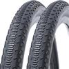 MetersGod 2 pneumatici per bici da 27,5 x 1,75 cm, pieghevoli durevoli 47-584 27,5 x 1,75 pneumatici per bicicletta da strada, pneumatici di ricambio per bici da ghiaia da strada, copertoncino (M-064)