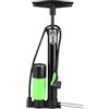 shjxi Gonfiatore per pneumatici, pompa manuale per biciclette, portatile da 160 | psi, gonfiatore per pneumatici con manometro, gonfiatore manuale ad alta pressione, gonfiatore da pavimento per mountain bike