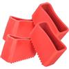 Chosertory 4 Pezzi Tappi Piedini Copripiedi Antiscivolo Gomma Paracolpi Accessori Protezione Resistente Suitable per Costruzioni Giardini Garage Studi, 3 Cmx2 Cm