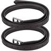 Arithmetix Cinture con staffa per cavalli da sella britannici, in morbida pelle, microfibra, fibbia in acciaio inossidabile, accessorio per attrezzatura equestre resistente, per allenamento, (Marrón oscura)