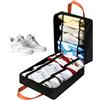 Generico Borsa Da Viaggio Portascarpe Custodia Per Scarpe Da Ginnastica | Sacchetti Zip Calzature Per Casa, Università, Palestra, Viaggio Di Lavoro, Vacanza, Hotel, Dormitorio, Appartamento,