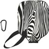Mexpekil Zebra, custodia protettiva universale per racchetta da pickleball, 29,5 x 22,1 cm, per racchette da pickleball, in neoprene elastico, protezione antigraffio, regalo per uomini e donne