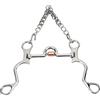 Arithmetix Pelham Morso per Cavallo Design a Bocca Snodata Pregevole fattura Acciaio Inossidabile Rame Attrezzatura per Equitazione Equitazione Allenamento Performance Gear Strumento di (120MM)