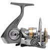 HUSHUI Mulinello da Spinning Manico in Metallo Ad Alta Resistenza Bobina con Bordo Ruota da Pesca per Pesca in Mare e Fiume 1 Pezzo (AR5000)