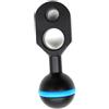 APLVFFZH YS Head Adapter Supporto Braccio Ball Testa Conversione Montatura Alluminio Lega Installazione Semplice Collegamento Flash Stroboscopio Subacqueo, 2.3 inch