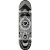 Blueprint Skateboards Blueprint Home Heart - Skateboard completo, 20,3 cm, colore: Nero/Bianco