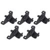 FELTECHELECTR Supporto Pompa Bicicletta in Silicone e Nylon Nero, Clip Fissa Compatta e Facile da Installare per Accessori Mtb e Bici da Corsa, per Ciclismo