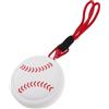 PACKOVE Custodia Organizer in Silicone a Forma di Baseball con Portachiavi, Piccola Borsa Sportiva Protettiva e Facile da Pulire per Avventure All'aperto e Scuola