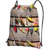 WHJSHOP Zaino con cerniera e coulisse, con varie stampe, leggero, impermeabile, per viaggi, yoga ed escursionismo