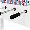 LoogCape Set di 10 impugnature per calcetto da biliardino, in plastica, per sala giochi, interni, pezzi di ricambio, accessori per tuning, aste durevoli e guide per tornei e sala hobby