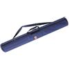 Lioaeust Borsa per canna da pesca, 120 cm, pieghevole, con tracolla, custodia impermeabile per attrezzatura da viaggio (blu)