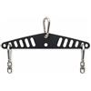 MotiveTech Barra Forata con Moschettoni Versatile Attrezzo Adatto Palestra di Casa per Atleti, Palestra Domestica , 38cm