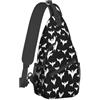 JUZGTSIT Unisex Fashion Pattern-9 Palestra Sport Viaggi Escursionismo Zaino Sling Zaino Borsa a tracolla Borsa a tracolla per uomo donna