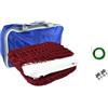 KQFCAZRE Rete da Badminton, Rete da Pallavolo, Rete da Pickleball Facile da Configurare, Rete di Ricambio con Borsa per Il Trasporto per Esterni, 4.1m