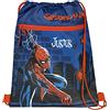 Undercover Sacca da ginnastica per ragazzo Spider-Man con nome, borsa per scarpe personalizzata con motivo supereroe, ideale per Kita, asilo, scuola, sport e tempo libero, Spider-man, blu