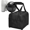 Generic Borsa da bowling per una palla - Borsa sportiva per giocatori | Borsa da viaggio resistente con tasche laterali in rete anteriore, chiavi, portafoglio, cinturino da polso e asciugamano | Borsa da