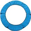 LeeQinersw Tappeto di Trampolino Copertura di Protezione Bordo Circolare Cuscinetto in Schiuma EPE Assorbente Facile Installazione Adatto Gioco Bambini Esterno, Blu, 1.2M