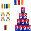 Okiyakusama Barattolo Gioco Bambini Lattina Set Gioco Sacchetto Personaggi Fantasia Durevole per Ludoteca Parchi Gite Scuola, style to 6