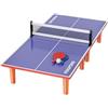 Generic Set da tavolo da pong portatile, tavolo da pong, pieghevole con 2 racchette e 1 palla, tavolo da pong sportivo leggero per bambini, adulti, sale giochi per interni ed esterni