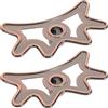 WRITWAA Testa di Ponte per Stoccaggio Ordinato 2pezzi per Stecca da Biliardo in Metallo Resistente Accessorio Portatile per Tavolo da Gioco e Sala Giochi