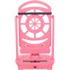 HOMSFOU Contapassi Automatico per Smartphone Rosa con Postura di Camminata Simulata, in Plastico e Magnete, Accessorio per Ufficio e Pendolarismo con Cavo USB