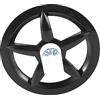 A ABSOPRO Bici Guarnitura Catena Ruota Copertura 6.5cm 40 42 Denti 5 Fori Protezione