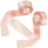 CIYODO Nastri di Raso Rosa per Scarpe da Balletto, 2 Pezzi, Nastro Ampio in Satin Facile da Cucire e Confortevole per Danza Classica e Spettacoli