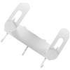 NAMOARLY Supporto da Parete per Bilancia Pesapersone senza Foratura con Struttura Rinforzata in Abs Bianco 19,5x12x9,5cm per Bagni e Dormitori