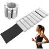 Generico Set Di Cavigliere Regolabili Bracciale Fascia Polso Caviglia