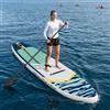 LoogCape Tavola SUP con sedile 2 in 1, blu, 366 x 81 x 15 cm, per sport acquatici, kayak, surf, touring, tuttofare, per adulti e principianti, include pompa, guinzaglio, pinna e zaino