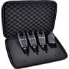 Hirisi Tackle Allarme di Abboccata Wireless per Pesca con Set in Borsa da Trasporto (FBM-S5-4)