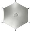 Generisch Parasole per tappeto elastico, impermeabile, rivestito in tessuto Oxford, resistente ai raggi UV, accessorio di ricambio per trampolini da 1,8 m, 2,4 m, 3 m, 3,7 m, 3 m, 6 pali, per esterni