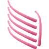 TEHAUX 6 Pezzi Protezione per Pali Trampolino in Schiuma PE Rosa, Facile da Pulire e Sicura, per Gioco All'aperto