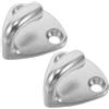 NUOBESTY Ganci in Acciaio Inossidabile Argento Design Sicuro per Appendere Abiti e Proteggere Paracolpi Set di 2 per Barca per Yacht e Imbarcazioni