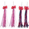 KAJNBN 4 Pezzi Nappe Colorate per Manubrio in Poliestere per Bicicletta, Triciclo e Scooter, Decorazione e Funzionale per Accessori Bici