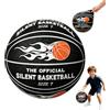 RNPKZ Pallacanestro silenzioso, misura 7, 24 cm, altamente elastico, silenzioso, circa 380 g, leggero, morbido e realistico, per casa, su tappeti, piastrelle e legno