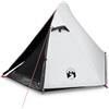 HFXHIJXQ Tenda a cupola per 2 persone, tenda oscurante bianca, tenda da campeggio con borsa per il trasporto, doppio tetto, tenda igloo per esterni, campeggio, festival, viaggi, tenda leggera per 2
