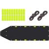 Générique Conquer Winter Terrain Heavy-Duty Hauling with This 72-inch Snow Sled Featuring Reflective Markers a Sturdy Pull Rope for Enhanced Visibility Control. Designed with a Flexible Yet Strong b