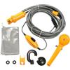 Generic Doccia portatile da campeggio, pompa elettrica da campeggio da 12 V, per esterni, docce da campeggio, per camper, viaggi su strada, giardino, irrigazione