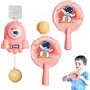 Generisch Set per allenare il pong - Set portatile per esercizi con pagaia da 60 cm, regolabile da 60 cm, strumento di apprendimento sportivo, attività interattive, attrezzatura da allenamento all'aperto