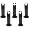 SOIMISS Portaconi 5pezzi Leggero e Portatile in Pp Nero Supporto per Training Disc Cones per Dischi da Allenamento Calcio Durante la Festa Mondiale di Calcio