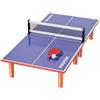 Generic Tavolo da pong portatile con 2 pallet e 1 palla, per adulti