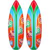 Generisch Tavola da surf gonfiabile per bambini, piattaforma da surf galleggiante con bordo morbido, confezione doppia, accessorio portatile per piscina estiva, divertente attrezzatura da gioco all'aperto