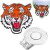 Generic Marcatore magnetico per palline da golf, design tigre, supporto per